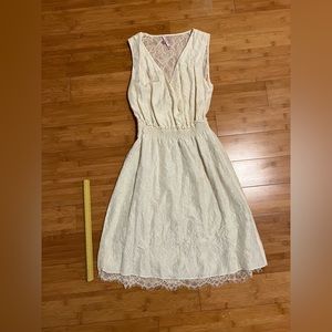 Calypso lace and silk dress